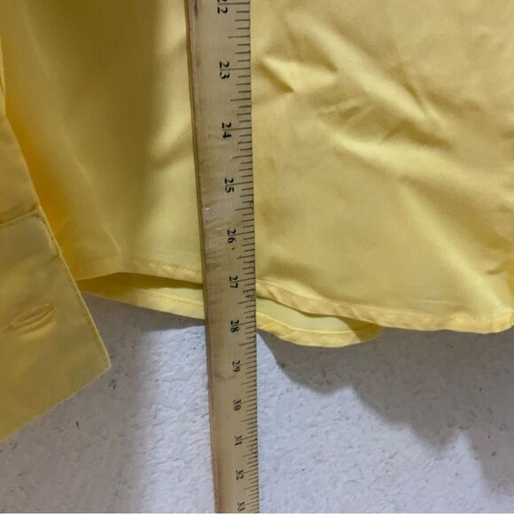 New Lior Luxe yellow  crinkle button down top - Picture 12 of 12